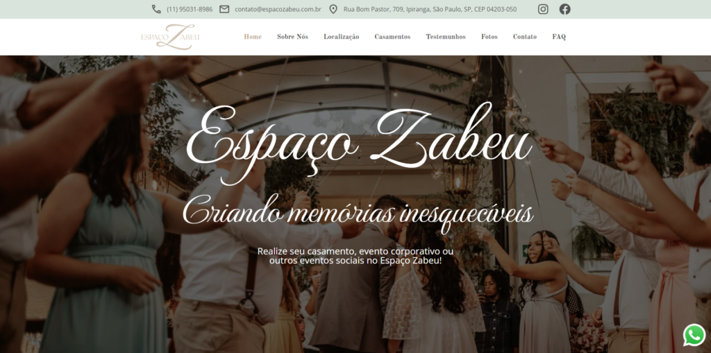 Site Espaço Zabeu